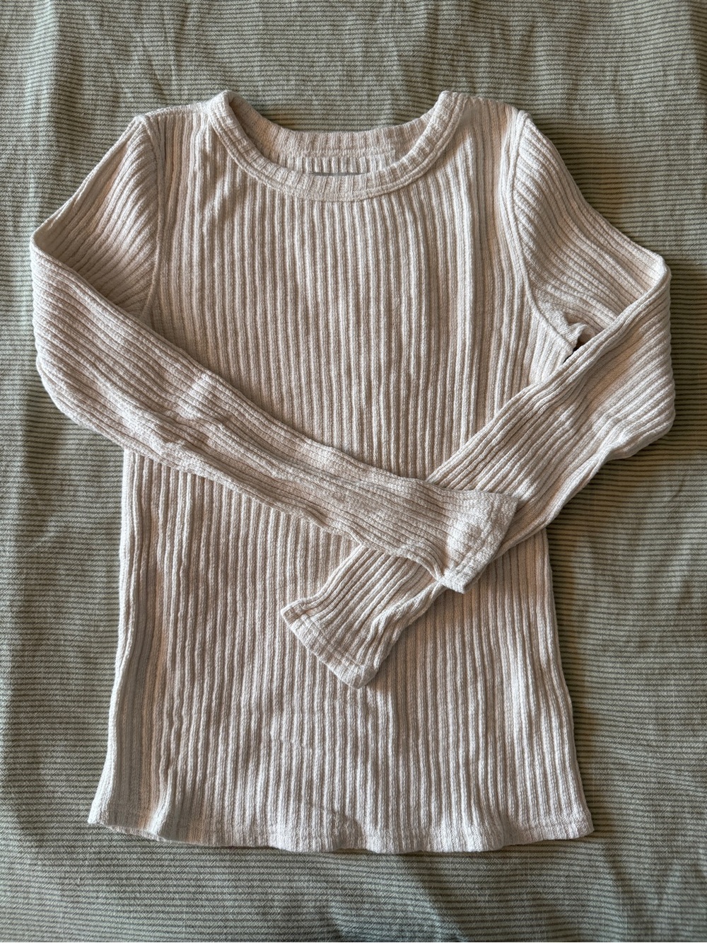 Everlane ribbed knit cotton top